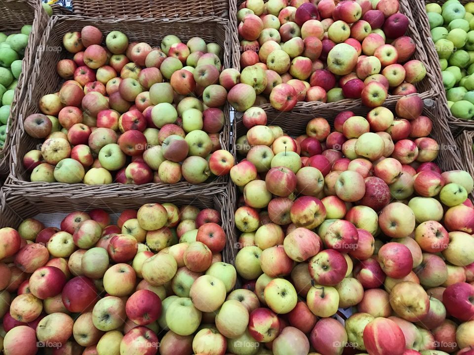 Fruit, Apple, Market, Food, Healthy