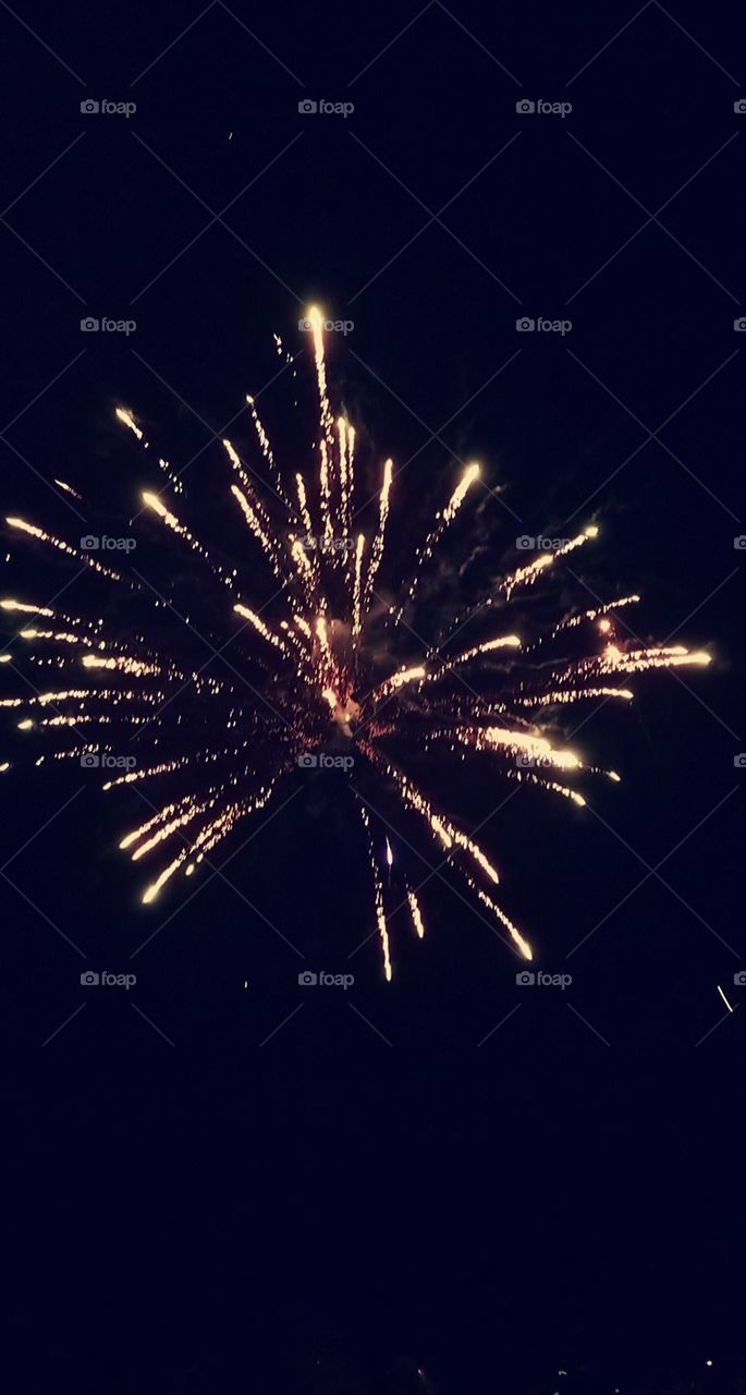 Fireworks taken on July 4, 2018 at Fieldston Beach in Marshfield, Massachusetts
