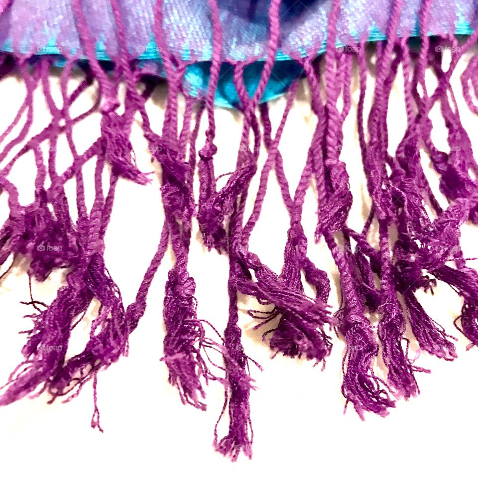 Hanging Purple Fringe