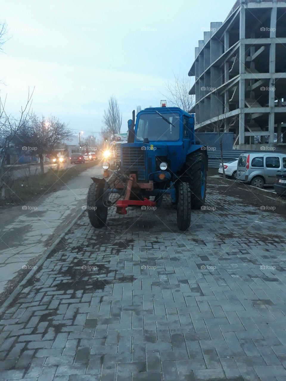 Blue Tractor