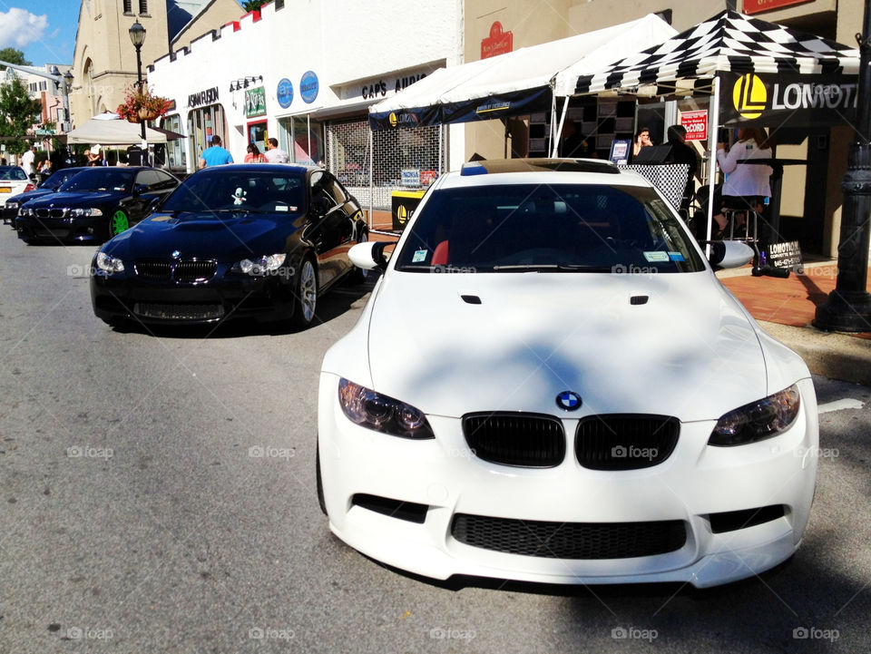 white black bmw m3 by vincentm