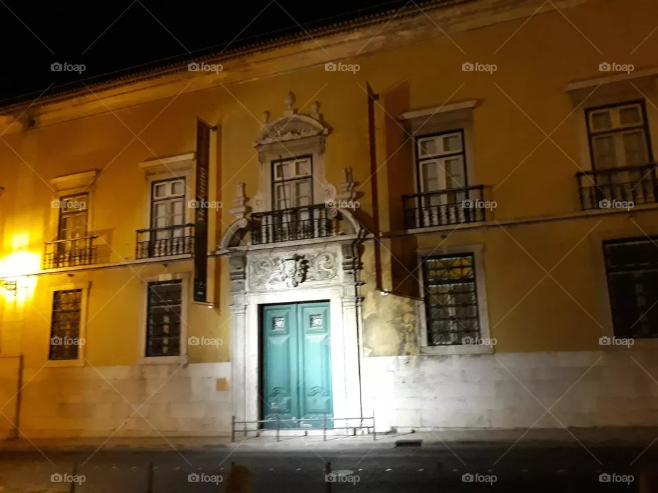 Old Traditional Portuguese Building, Ancient Art Museum, Janelas Verdes, Lapa, Lisboa