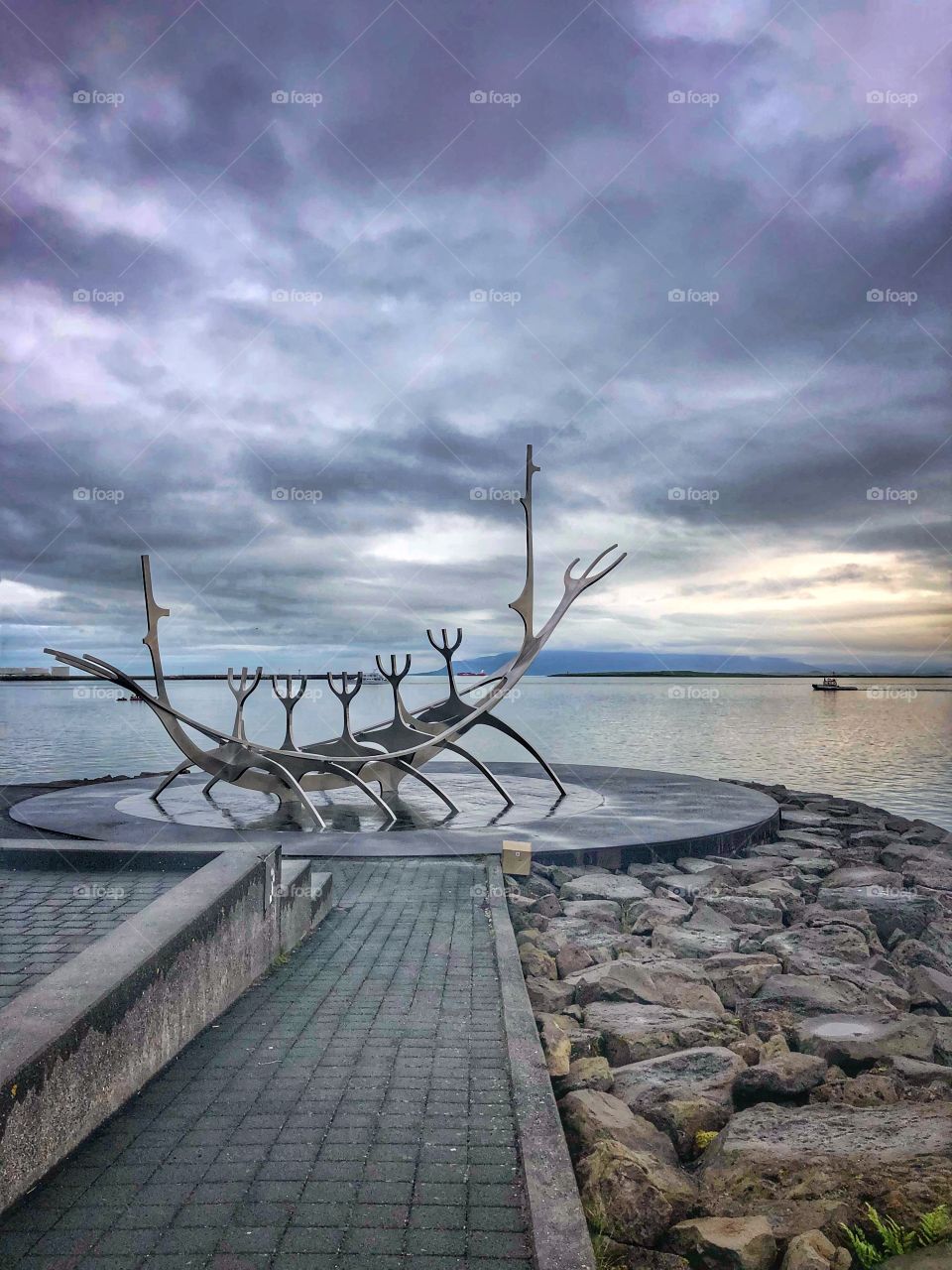 Out into the unknown, adventurers boldly took to the seas in Search of treasure, new lands, and a spiritual journey that would test them. The past and the modern intersect with this picture honoring the seafaring vikings of old and today’s vikings.