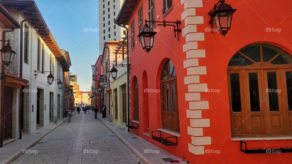 Traditional Street Restoration in Vlora Albania