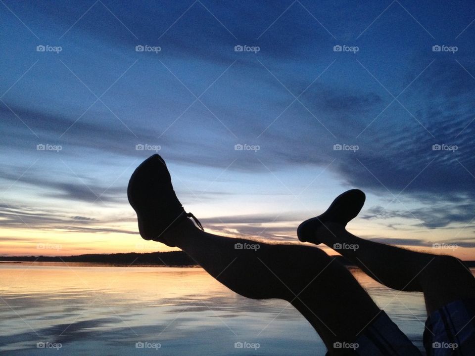 sky sunset sweden shoes by fiddeli