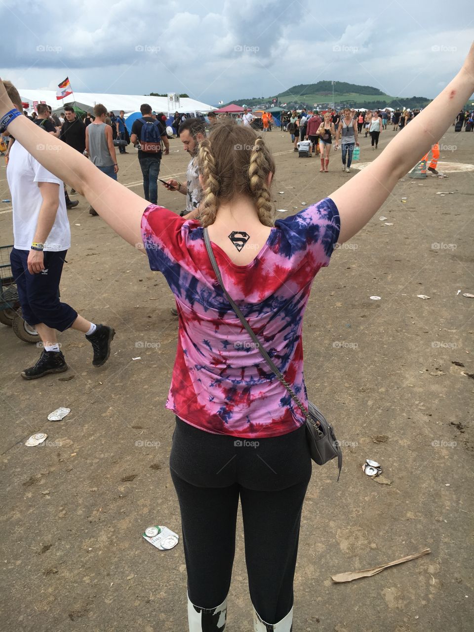 Supergirl on a Festival 