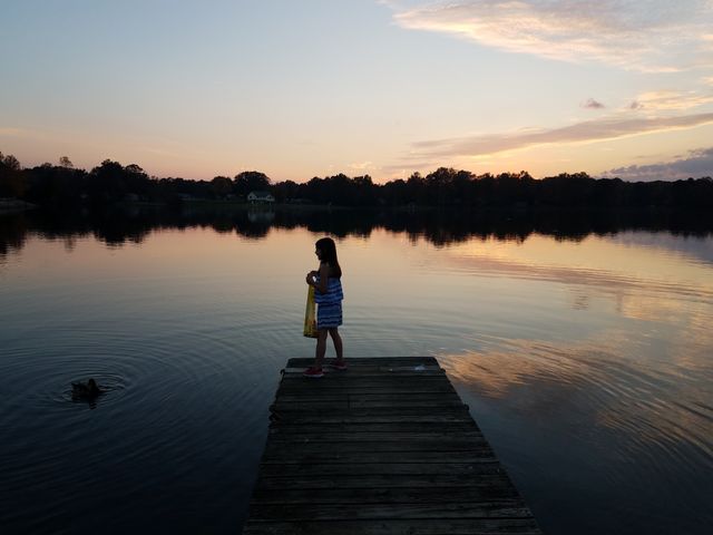 feeding the ducks