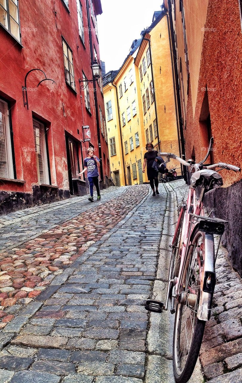 Vinding streets of Gamla Stan