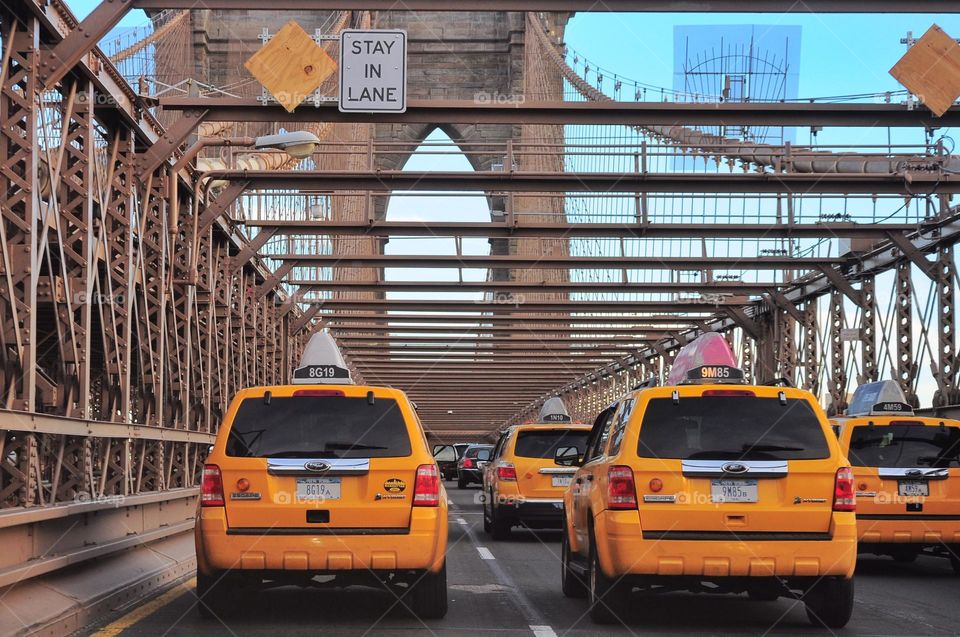 Taxi cabs in New York 