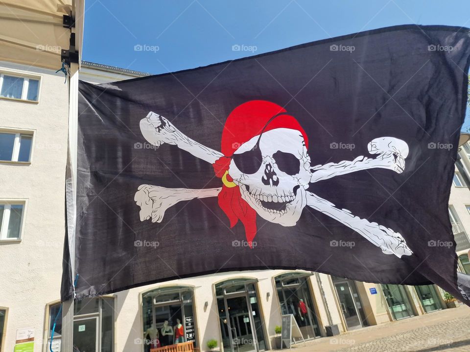 pirate flag.