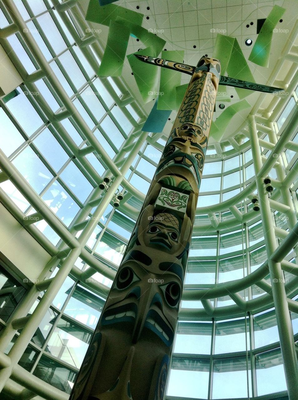 Totem at Vancouver airport