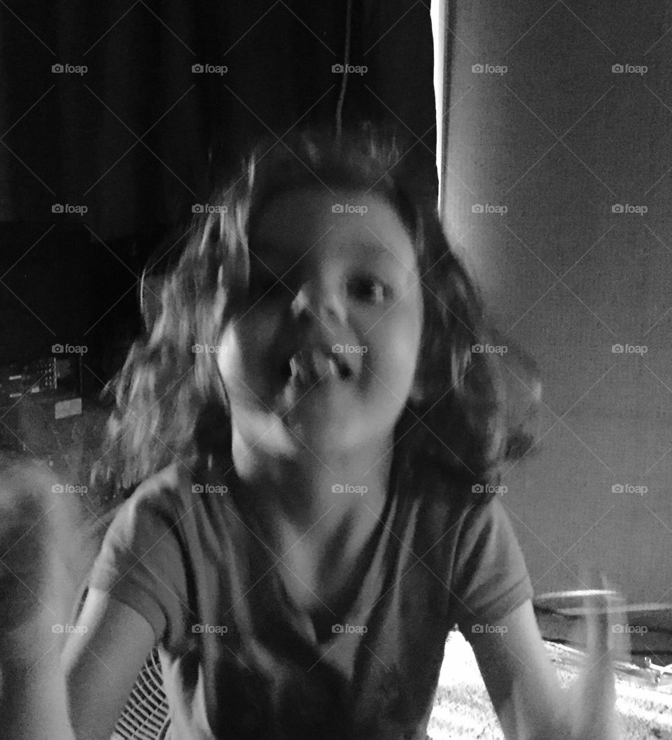 People, Portrait, One, Child, Monochrome