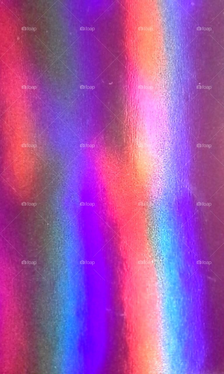 Abstract rainbow metallic