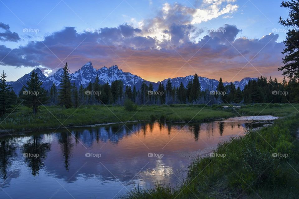 Grand Teton Sunset