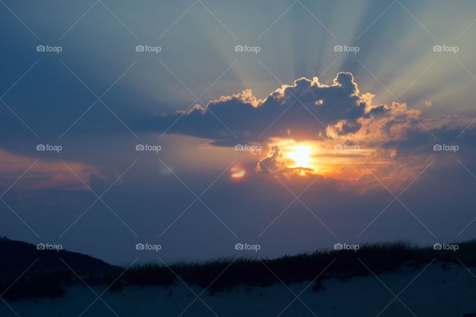 Sunset at the beach