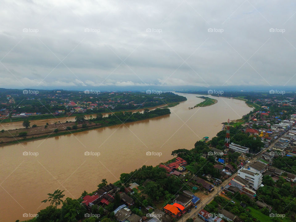 Water, No Person, River, City, Travel