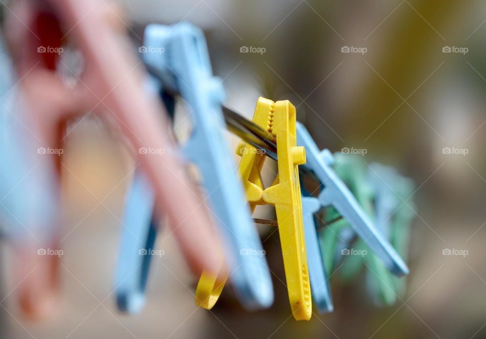 Colors of Cloth Clips..