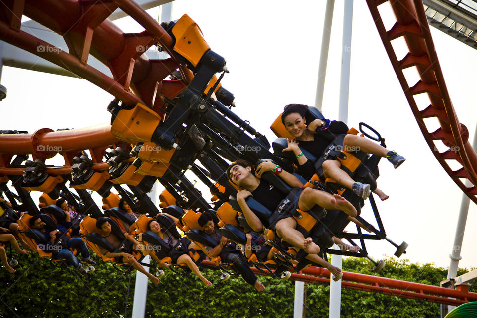 Crazy roller coaster. Are you ready to rock and roll ?!?