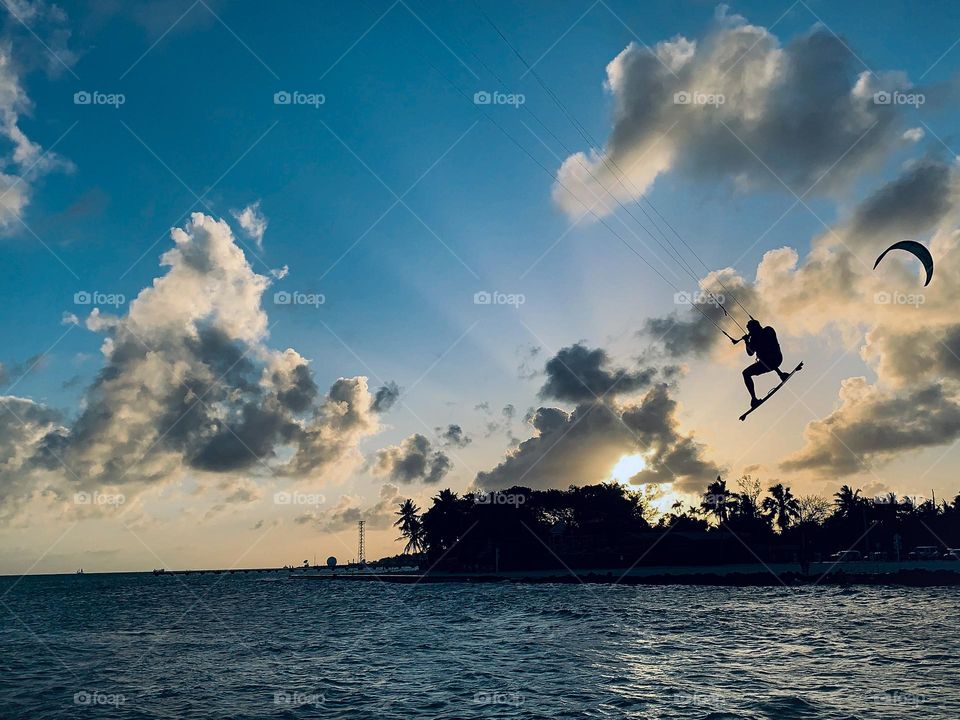 Parasail catches a good wind and is airborne