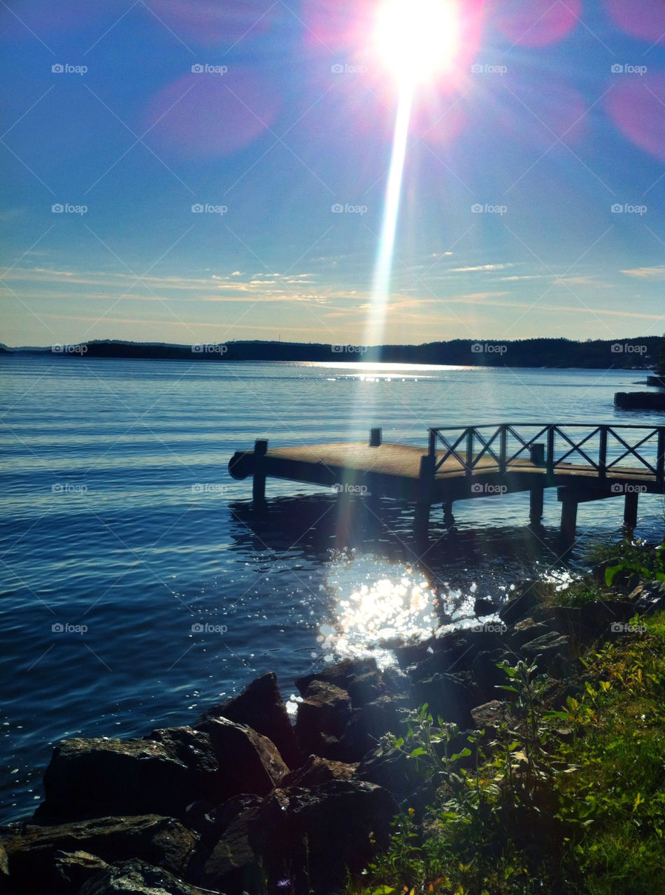 stockholm summer sun water by bergenstrahle