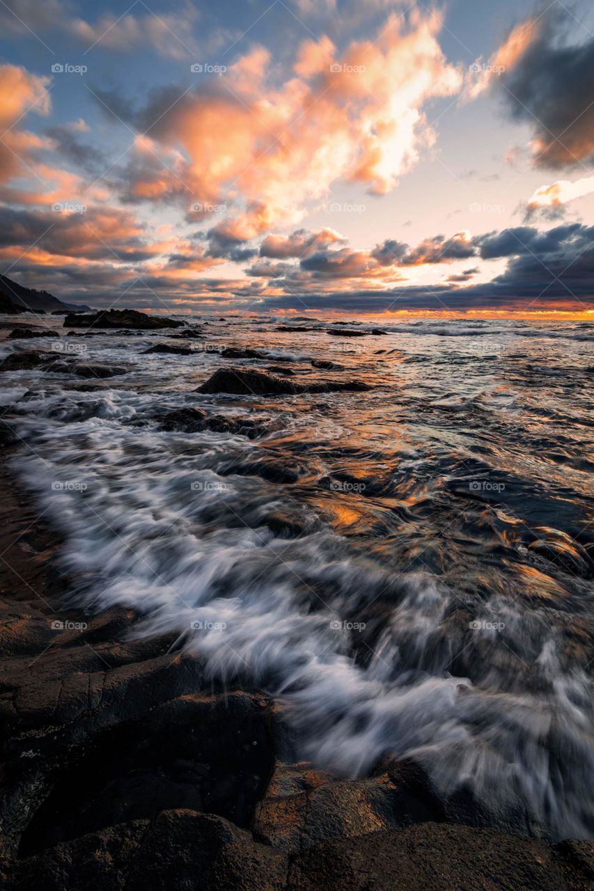 Sunset on the Oregon Coast