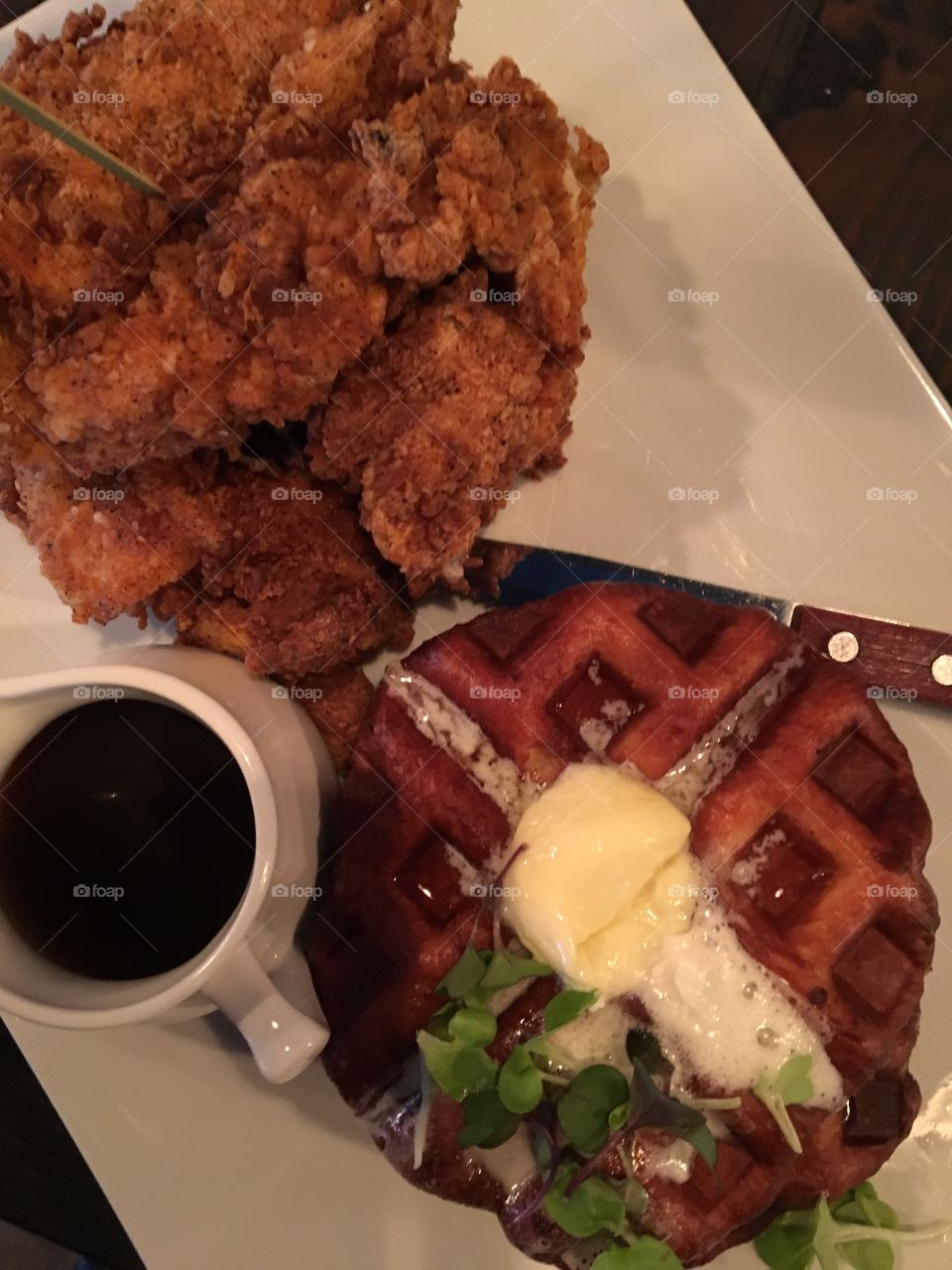 Chicken and Waffles 