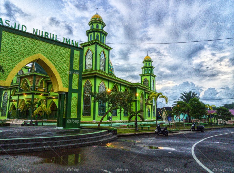mosque on my city