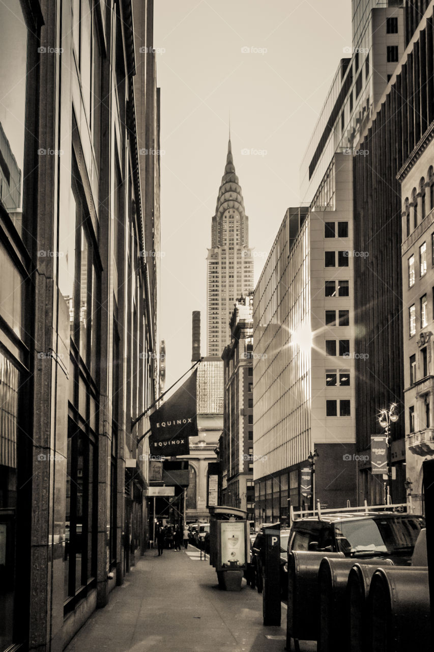 New York City. The Chrysler building