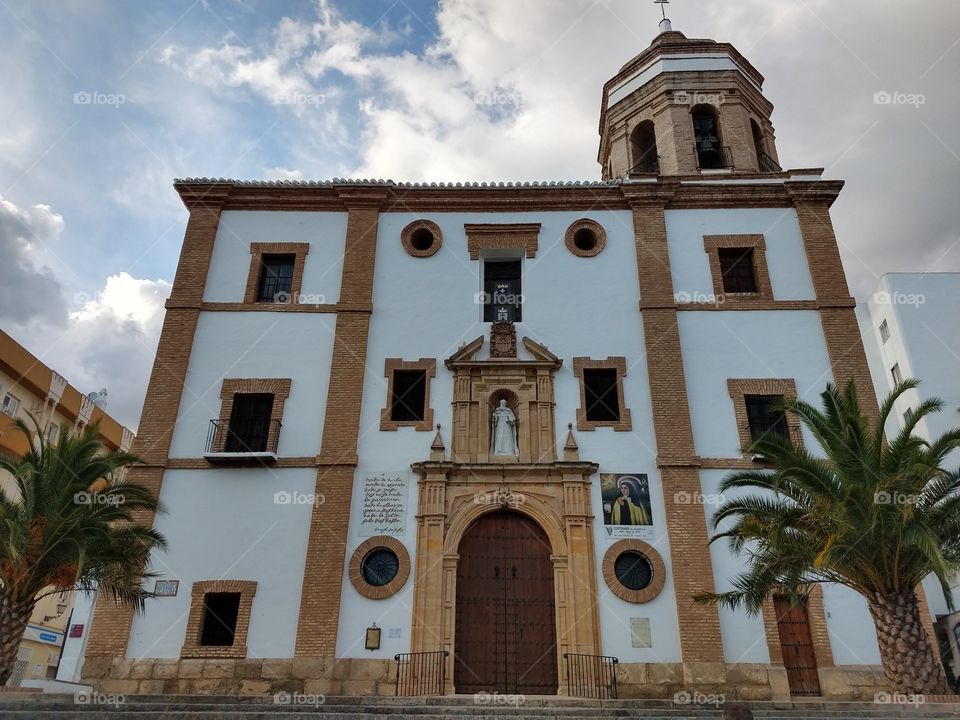 Church in Ronda. Iglesia de Nuestra Senora de la Merced.