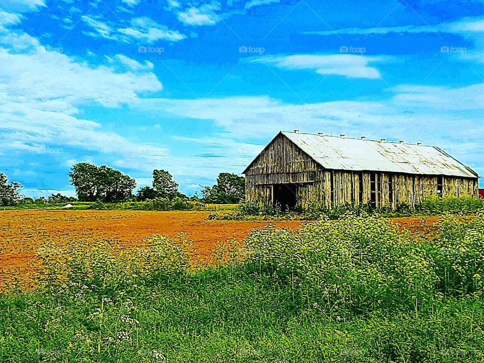 old barn house