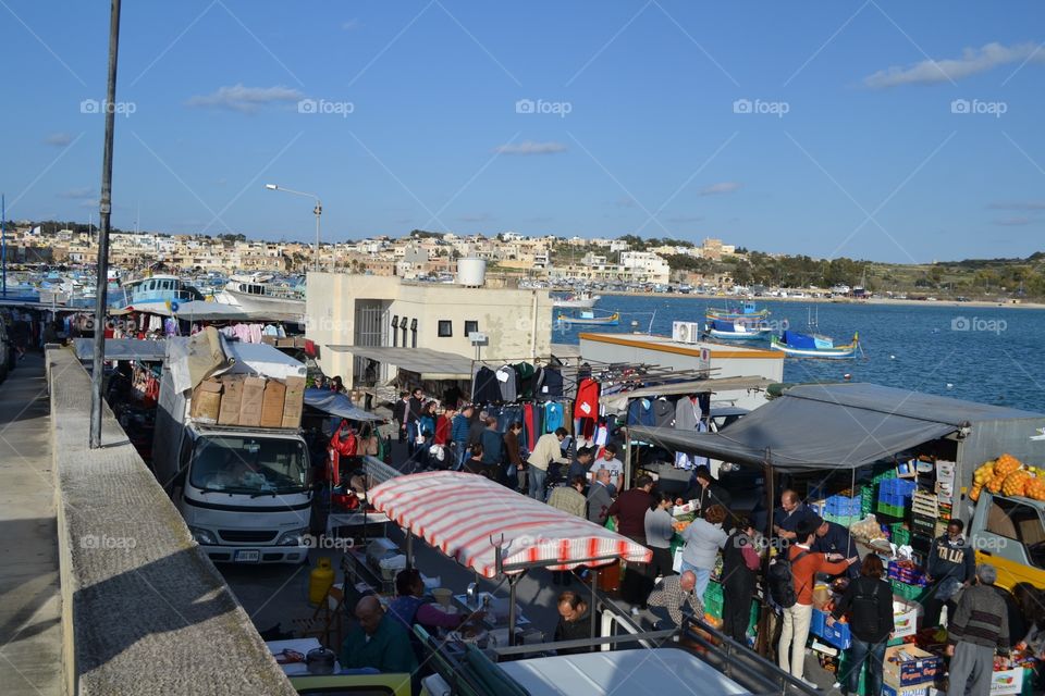 Open market in Malta