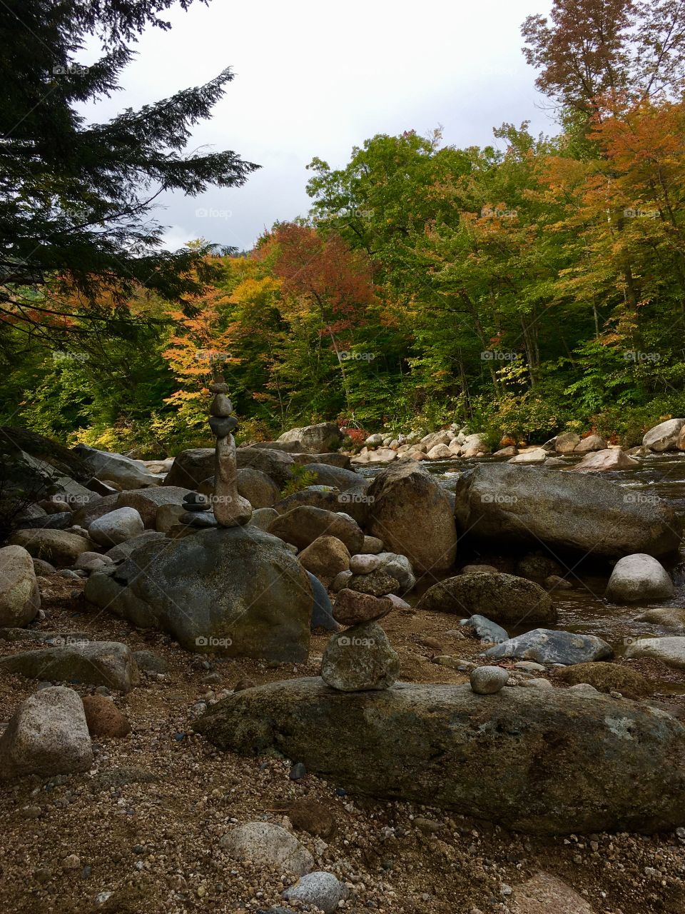 Cairns at the Swift river 