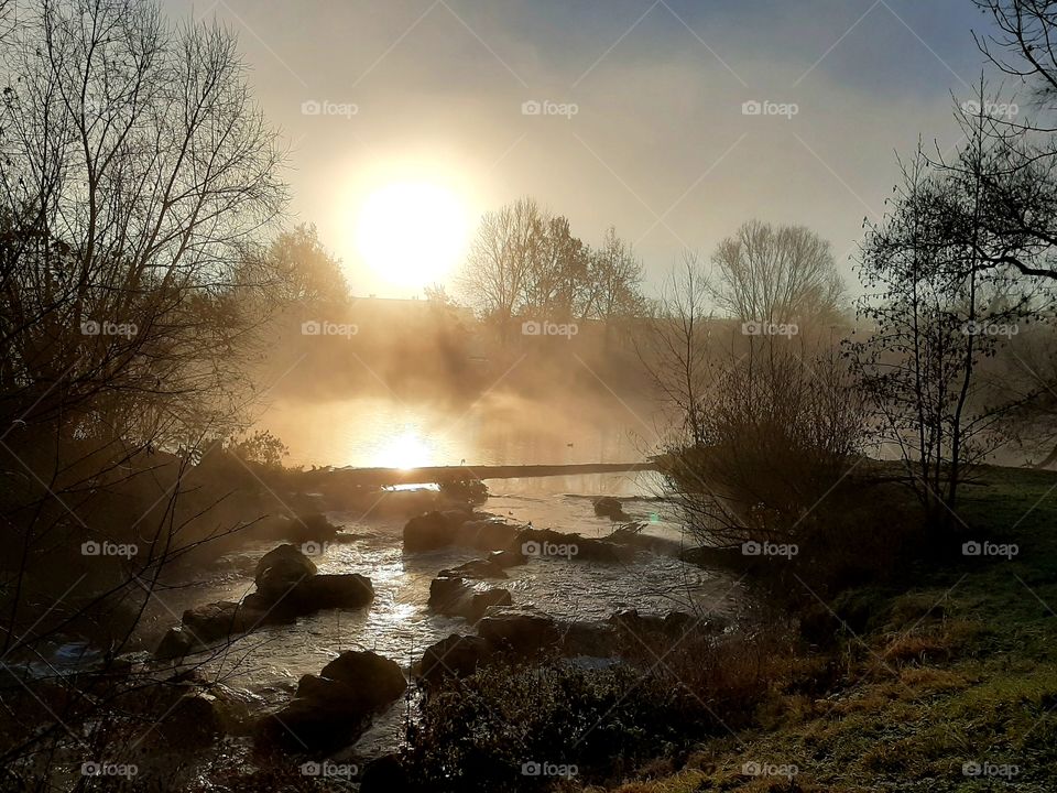 Sonnenaufgang in Nürtingen