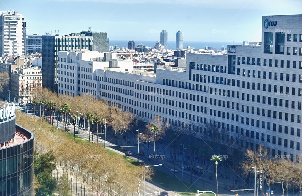 Barcelona. Avda Diagonal.