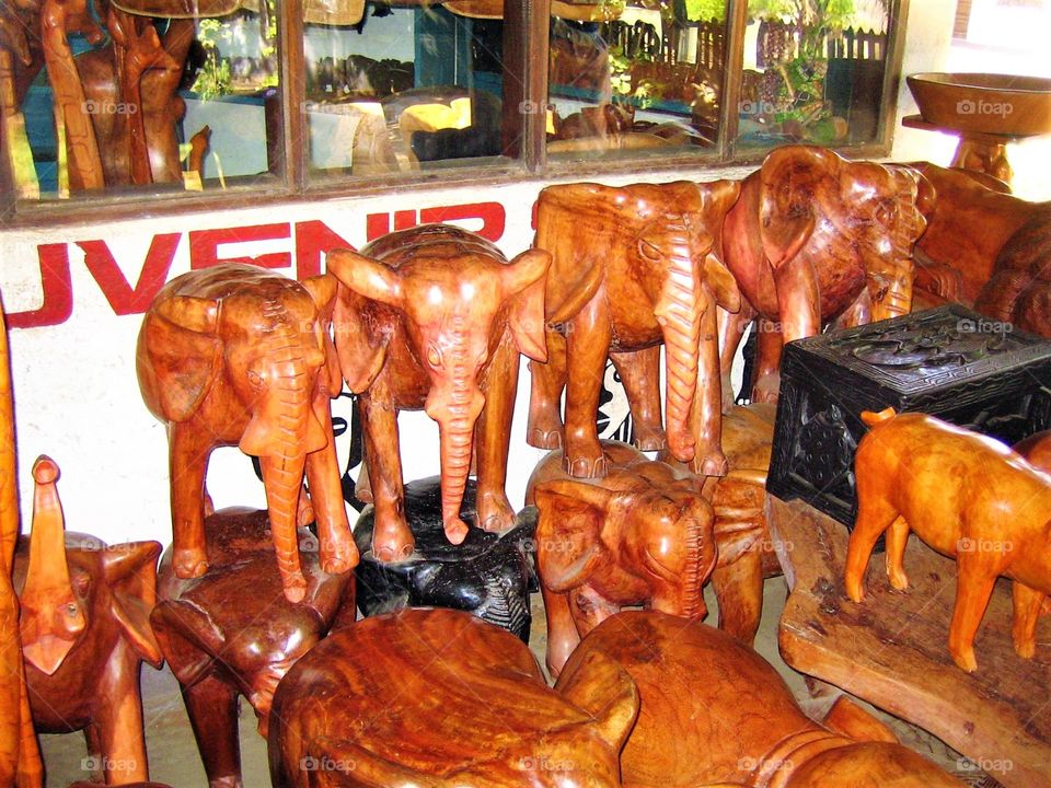 Hand made souvenirs from Africa