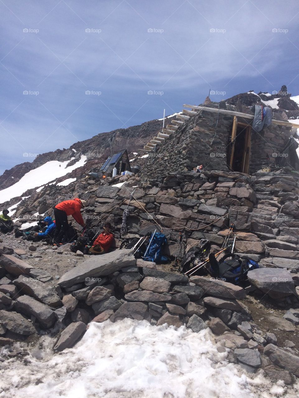 Camp Muir moment of rest 