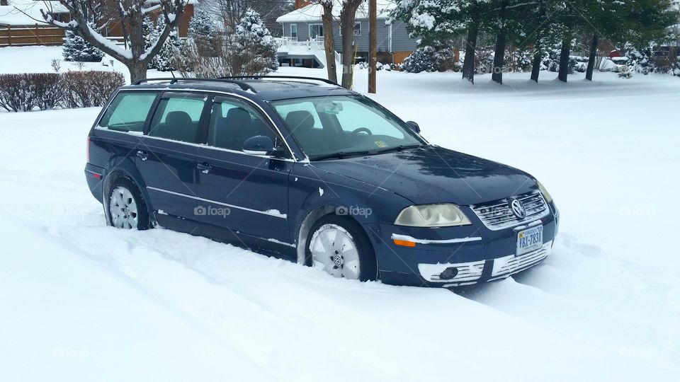 Volkswagen Passat 4motion is at home in the snow