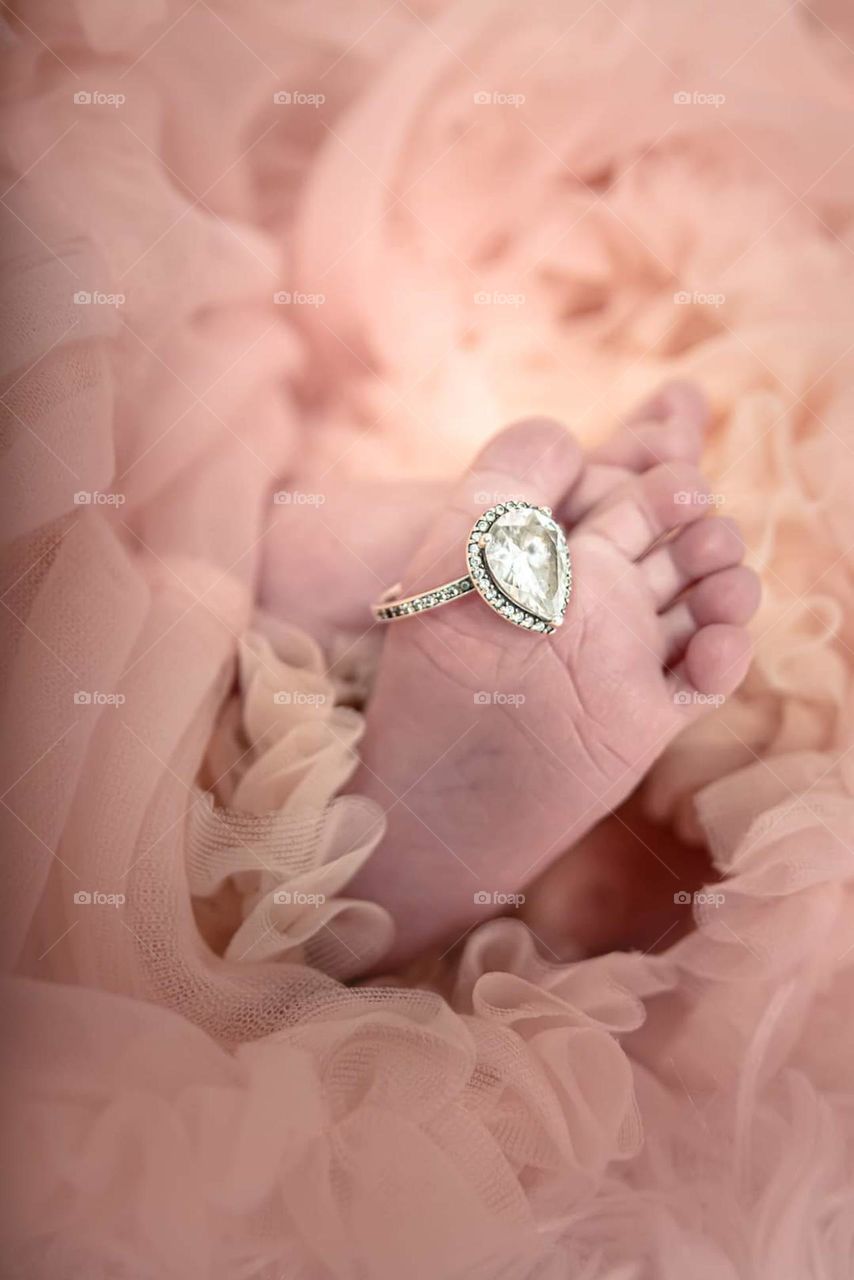 My daughter's little feet