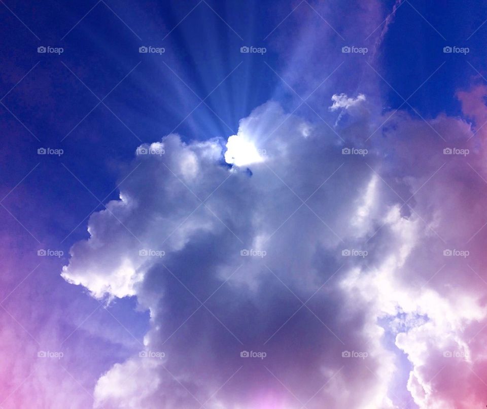 Celestial sky. Celestial sky