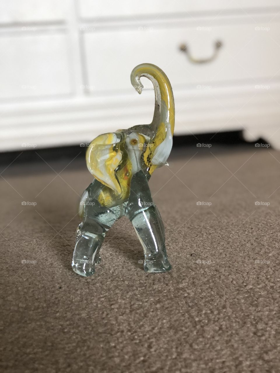 beautiful glass elephant