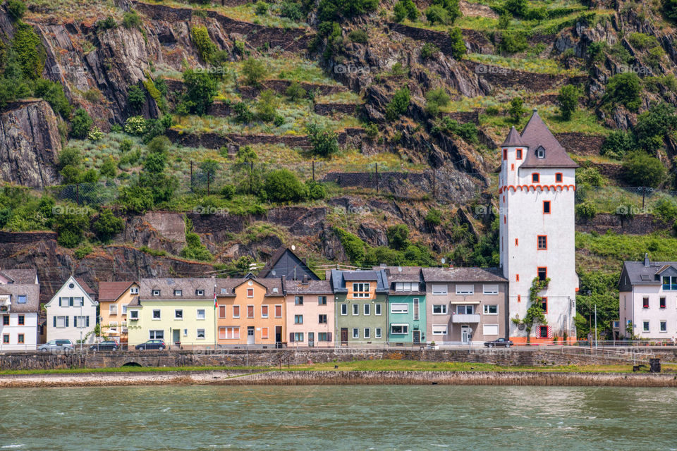 View of town from rhineland