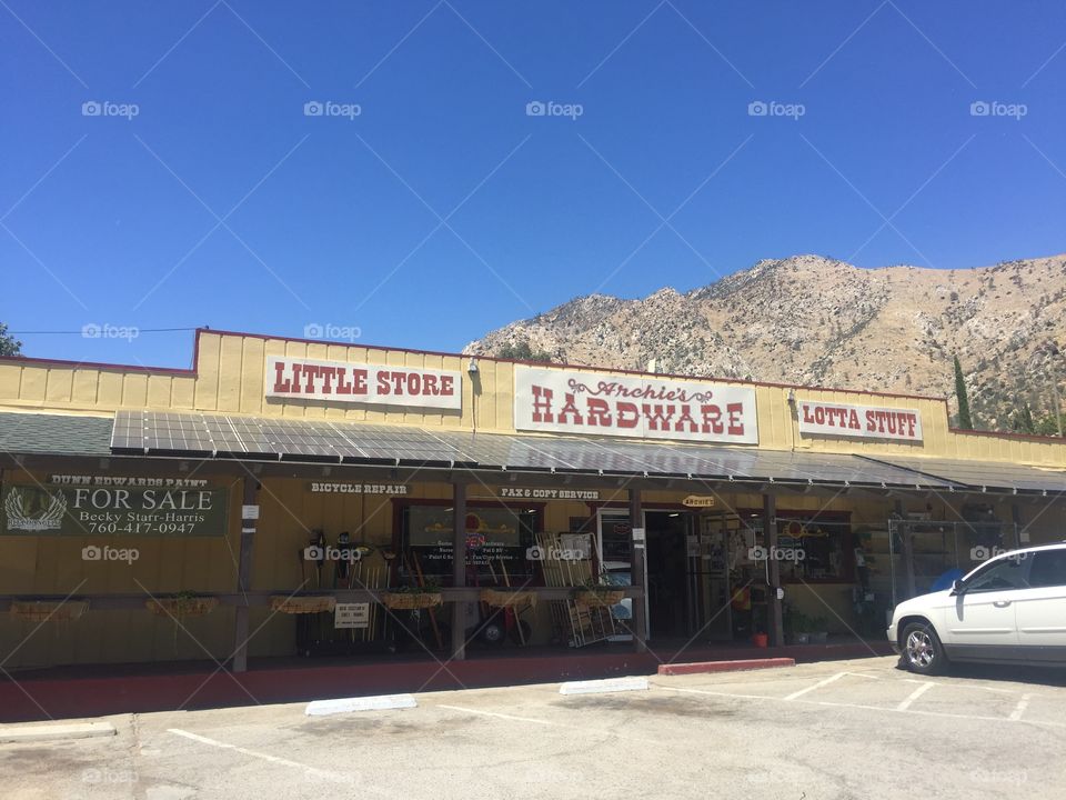 Archie's Little Hardware Store in Kernville, CA
