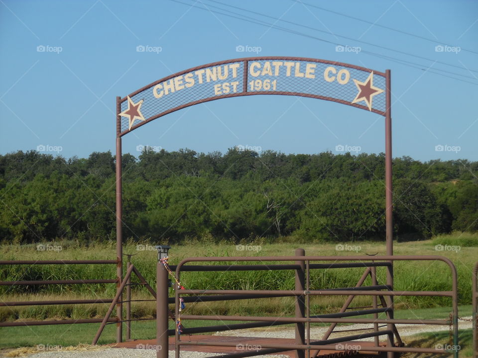 ranch entrance sign. This is a picture of a Texas ranch sign that I saw while on a trip to Amarillo Texas