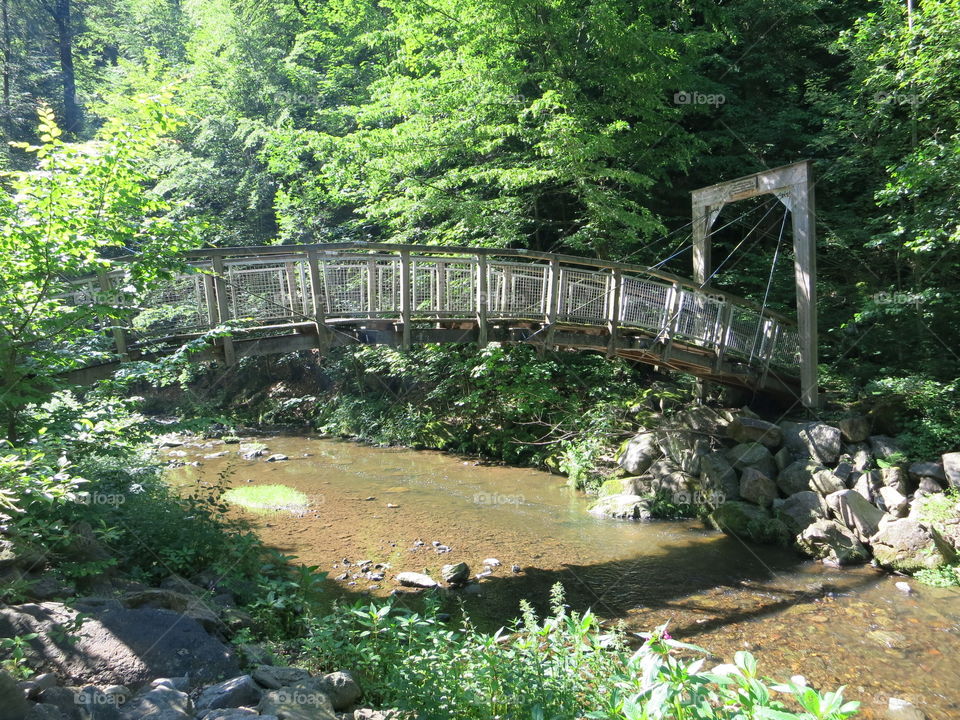 Brücke am Fluss