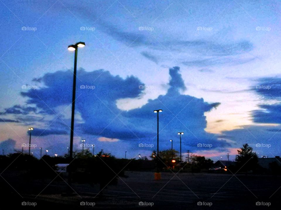 interesting cloud formation