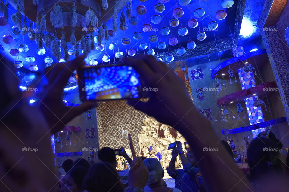 photo through mobile