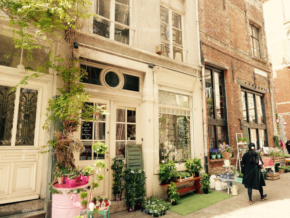 Street photography in Antwerp.