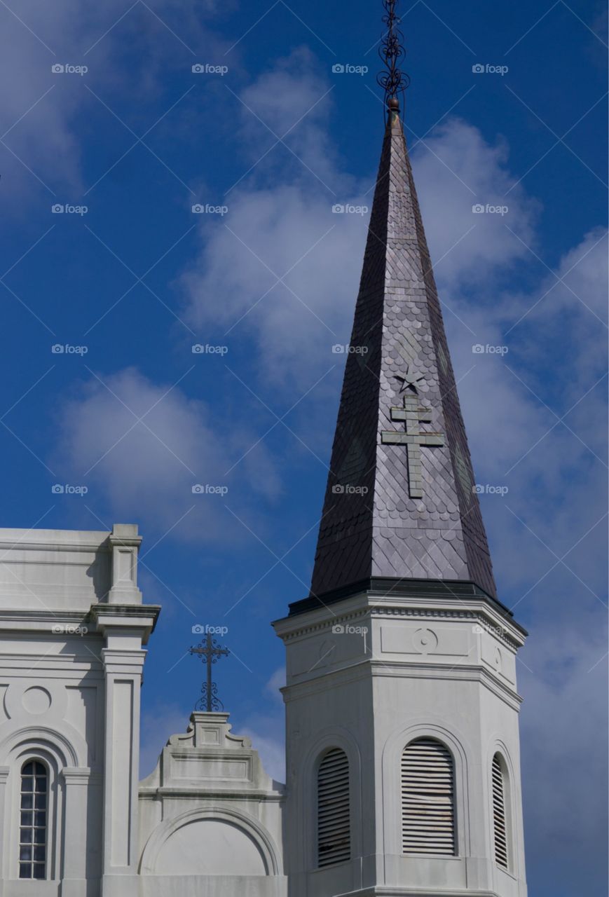 NOLA’s Jackson Square Church Steeple