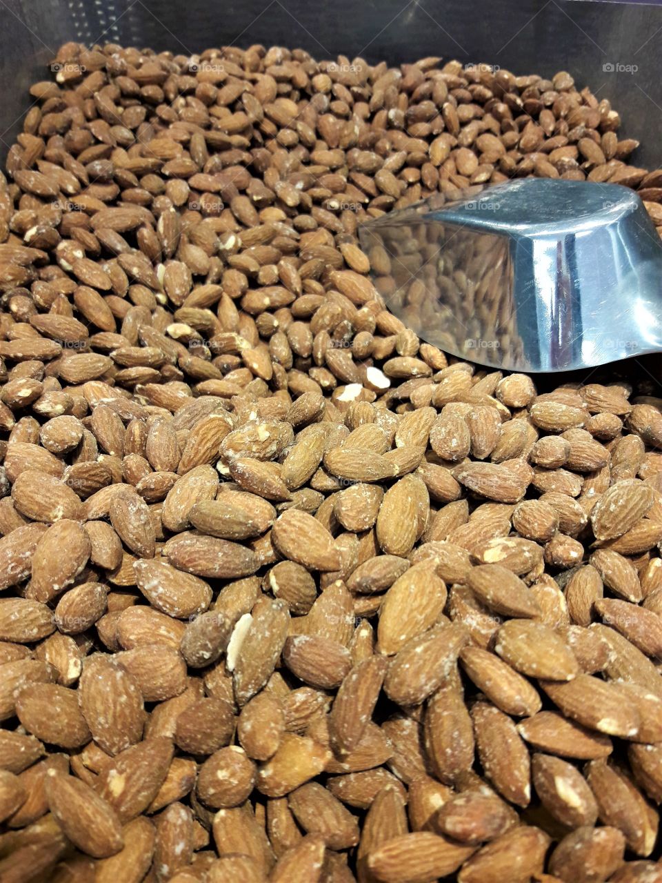 Close-up of almonds