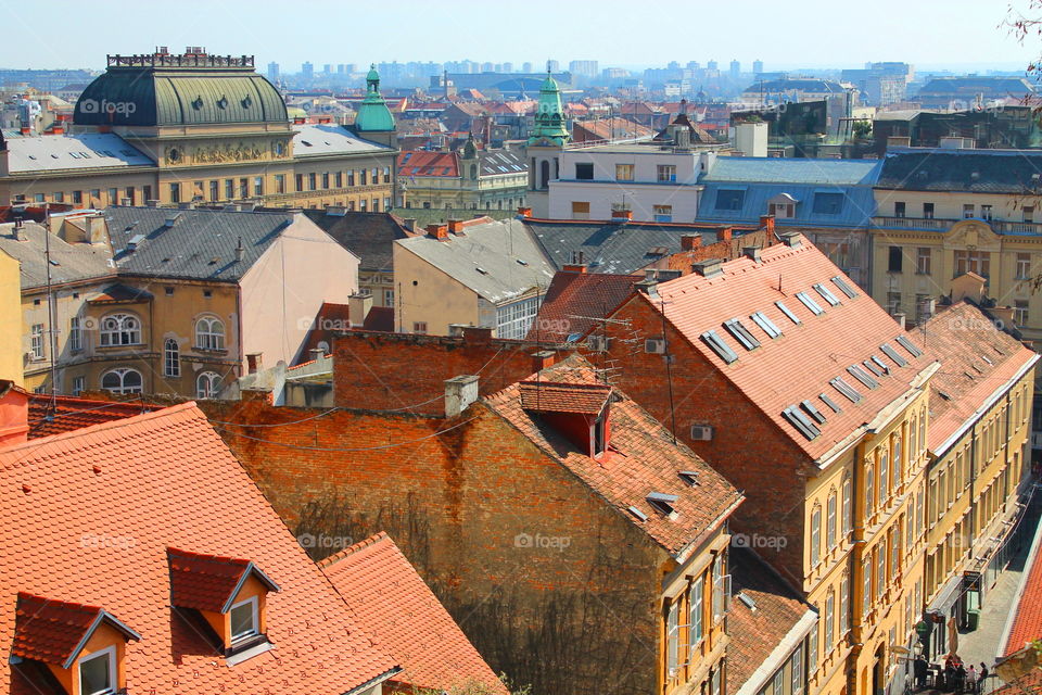 Old town roofs